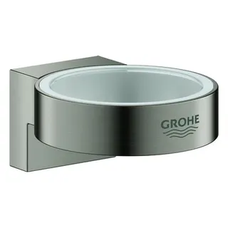 Grohe Selection Halter für Glas/Spender (hard graphite gebürstet)