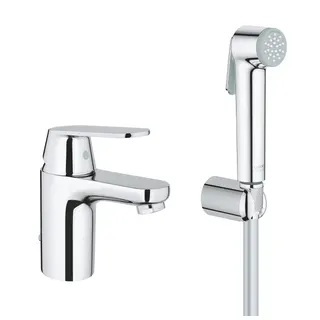 Grohe Eurosmart Cosmopolitan Waschtischmischer S-Size (chrom) mit Brauseset