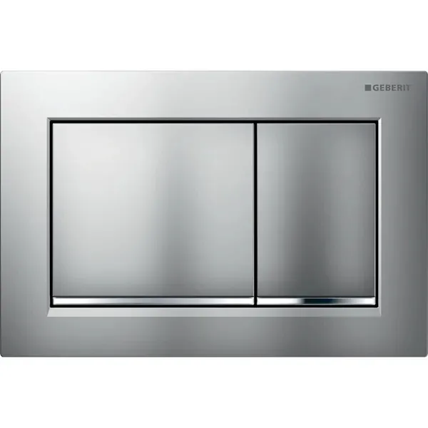 Geberit Omega30 Betätigungsplatte für 2-Mengen-Spülung (mattchrom / hochglanz verchromt)