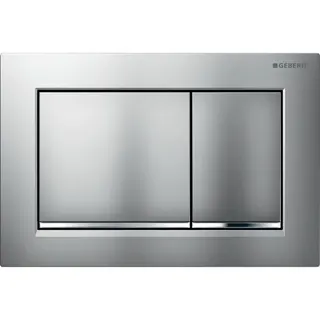 Geberit Omega30 Betätigungsplatte für 2-Mengen-Spülung (mattchrom / hochglanz verchromt)