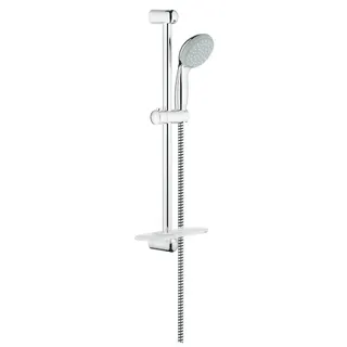 Grohe Tempesta 100 Brauseset mit 600 mm Stange & Ablage (chrom)