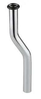 Grohe Urinal-Spülrohr 37038 Durchm.18mm 200mm aus Messing Kröpfung 30mm chrom – Bild 2