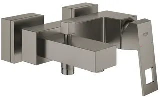 Grohe Eurocube Badearmatur, Aufputz (hardgraphite gebürstet)