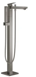 Grohe Eurocube Einhand-Wannenbatterie DN 15, Bodenmontage (hard graphite gebürstet)