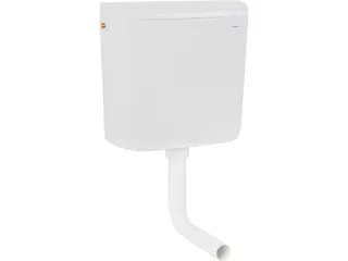 Geberit Aufputz Spülkasten AP 110, Start/Stopp Taste, weiß, 6-9 L