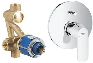 Grohe Eurosmart Unterputz Badearmatur inklusive Einbaukörper