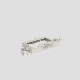 Sanit Eisenberg Niederhalter UP-SPK 8cm