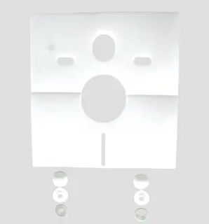 Sanit Eisenberg Schallschutzset für Wand-WC und Bidet