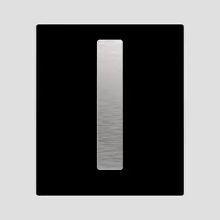 Sanit Eisenberg Urinal Abdeckplatte Ineo Bright Glas schwarz