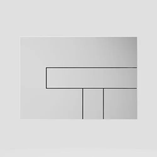 Sanit Eisenberg Betätigungsplatte LOS 81-81-81, Kunststoff chrom/chrom