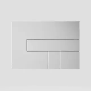 Sanit Eisenberg Betätigungsplatte LOS 81-81-81, Kunststoff chrom/chrom