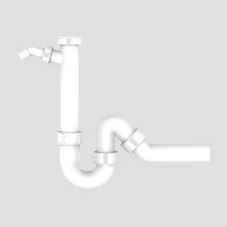 Sanit Eisenberg Universal Rohrgeruchverschluss 1 1/2x40 mit Geräteanschluss