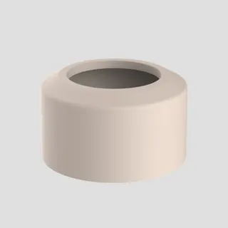 Sanit Eisenberg WC-Abdeckrosette zweiteilig DN100 bahama