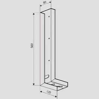 Sanit Eisenberg Stützfuß für freistehende Wände Trockenbausystem 996 – Bild 2