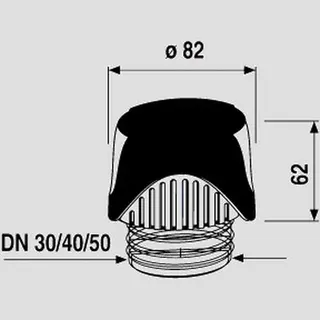 Sanit Eisenberg Rohrbelüfter ventilair DN 30/40/50 – Bild 2