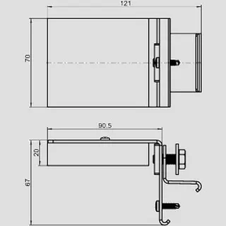 Sanit Eisenberg Modul für Wandscheiben Trockenbausystem 996 – Bild 2
