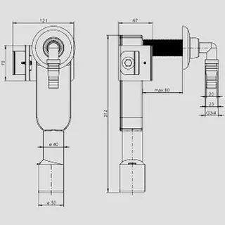 Sanit Eisenberg Modul für Waschmaschinenanschluss Trockenbausystem 996 – Bild 2