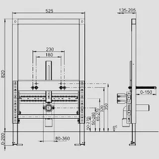 Sanit Eisenberg Bidet Element INEO 820/525 – Bild 2