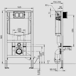 Sanit Eisenberg WC Element INEO FronTop 985 – Bild 2