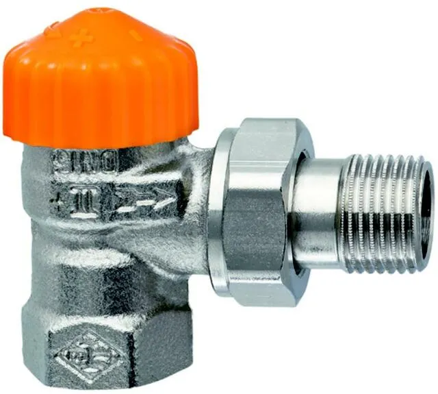 Heimeier Thermostat-Ventilunterteil Eclipse, Eck, DN 20, 3/4"
