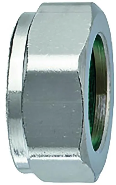 Heimeier Verschraubungsmutter, Messing vernickelt 1/2"