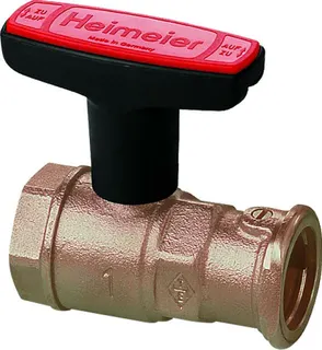 Heimeier Pumpen Kugelhahn Globo P-S, mit Schwerkraftbremse 1"x1"