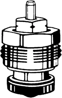 Heimeier Thermostat Oberteil, Schwerkraft DN 10, 15, ab 1985