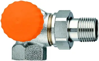 Heimeier Thermostat Ventilunterteil Eclipse, Winkeleck, Anschluss links DN 15, 1/2"