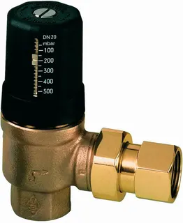 Heimeier Differenzdruck Überströmventil Hydrolux, mit flachdichtender Verschraubung DN 20