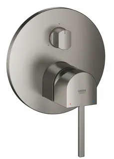 Grohe Plus Einhandbatterie mit 3-Wege Umstellung (hard graphite gebürstet)