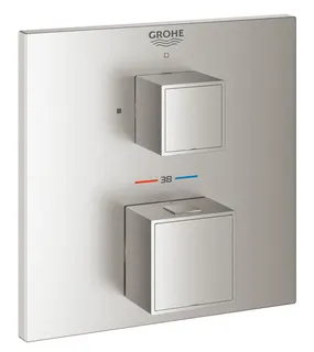 Grohe Grohtherm Cube Thermostat-Brausebatterie (supersteel)