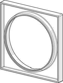Hansa HANSABLUEBOX Rosettenverlängerung 15 mm, 150x150mm