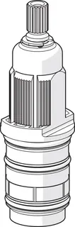 Hansa Thermostat Regelteil 2.7