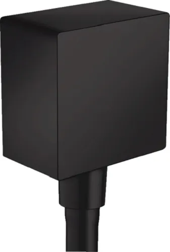 Hansgrohe FixFit Wandanschluss Square (mattschwarz)