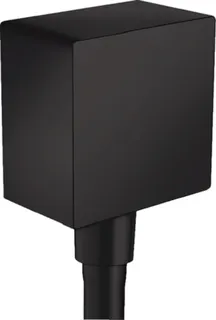Hansgrohe FixFit Wandanschluss Square (mattschwarz)
