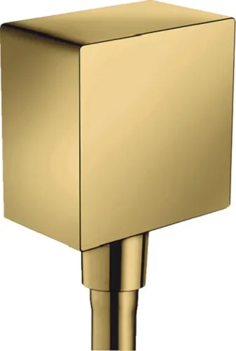 Hansgrohe Fixfit Wandanschluss Square (polished gold optic)