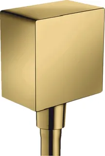 Hansgrohe Fixfit Wandanschluss Square (polished gold optic)
