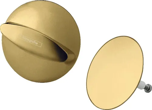 Hansgrohe Flexaplus Fertigset Ablauf- und Überlaufgarnitur (polished gold optic)