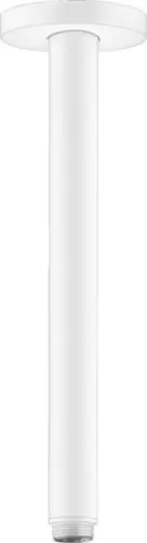 Hansgrohe Deckenanschluss S 30cm (mattweiß) für Kopfbrause