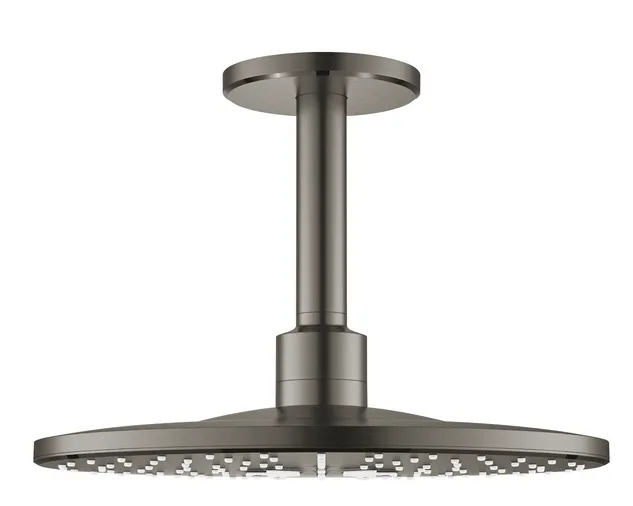 Grohe Rainshower SmartActive 310 Kopfbrauseset Deckenauslass 2 Strahlarten (hard graphite gebürstet)