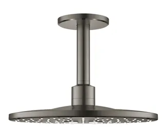 Grohe Rainshower SmartActive 310 Kopfbrauseset Deckenauslass 2 Strahlarten (hard graphite gebürstet)