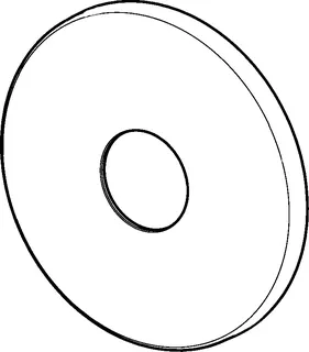 Hansa Clear Rosette d: 60 mm mit Dichtung