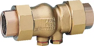 Resideo Rückflussverhinderer DVGW, DN 20 (R 3/4), mit 2 IG-Tüllen