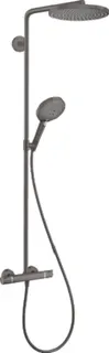 Hansgrohe Raindance Select S Showerpipe 240 (brushed black chrome)