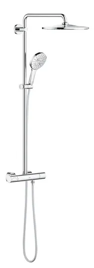 Grohe Rainshower SmartActive 310 Duschsystem mit Thermostatbatterie für die Wandmontage (chrom)