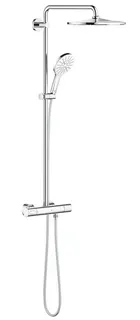 Grohe Rainshower SmartActive 310 Duschsystem mit Thermostatbatterie für die Wandmontage (moon white)