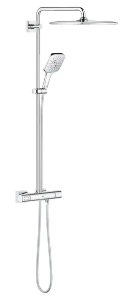 Grohe Rainshower SmartActive 310 Duschsystem mit Thermostatbatterie für die Wandmontage (chrom)