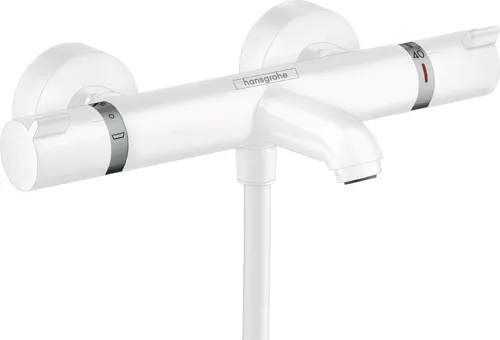Hansgrohe Ecostat Wannenthermostat Comfort Aufputz (mattweiß)