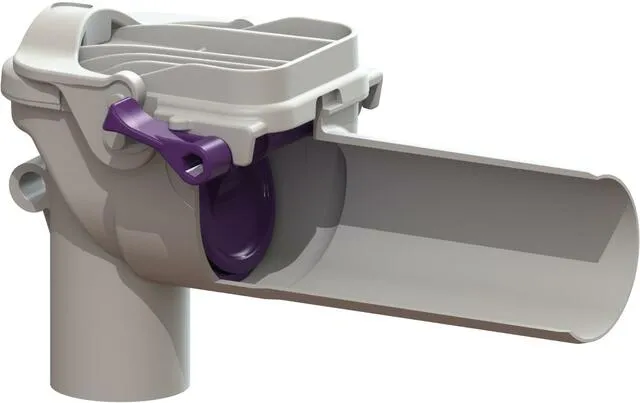 Kessel Rückstaudoppelverschluss Staufix Siphon DN50