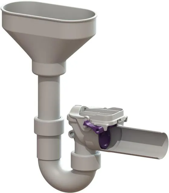 Kessel Rückstaudoppelverschluss Staufix Siphon DN 50